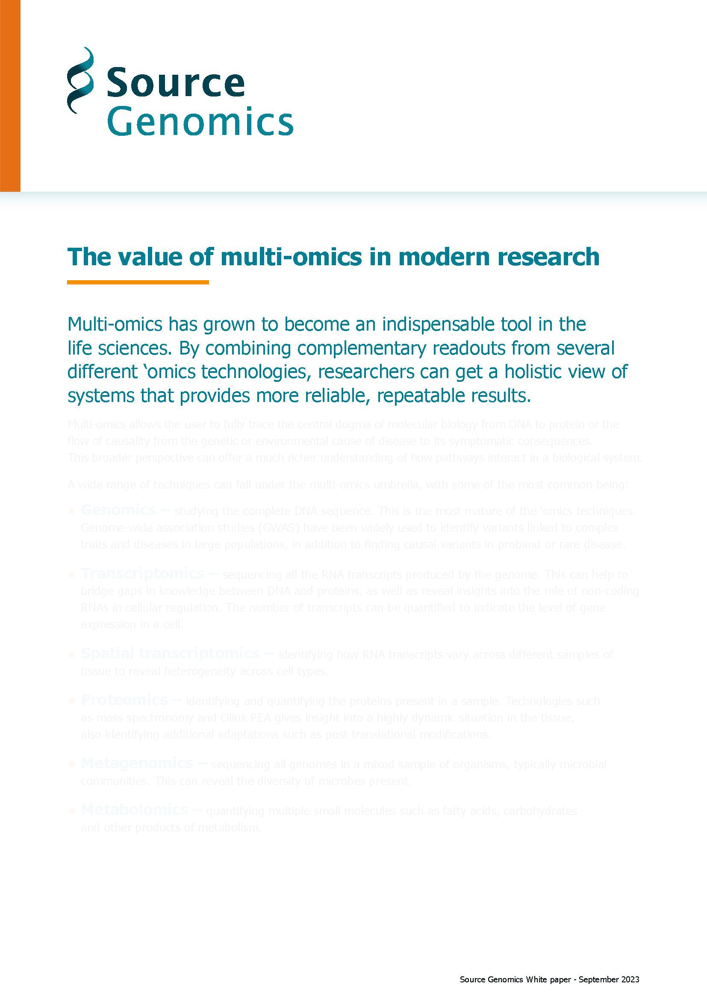 The value of multi-omics in modern research whitepaper-1